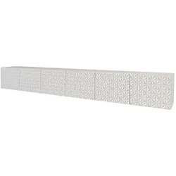 LOWBOARD VIRA-W 3x100x40x40 cm - Weiß