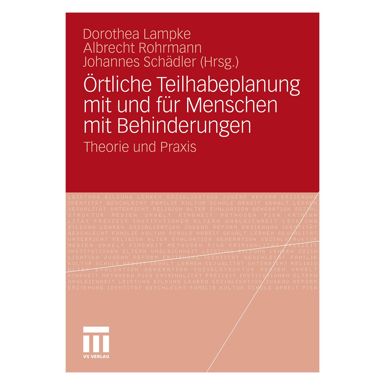 VS Örtliche Teilhabeplanung mit und für Menschen mit Behinderungen (Deutsch, Softcover, Albrecht Rohrmann, Dorothea Lampke, Johannes Schädler) (7856050)