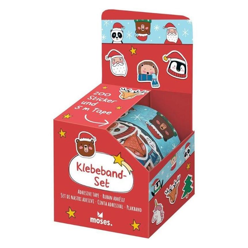 Moses Aufkleber auf Rolle - Weihnachten (200 Sticker) (47599666)
