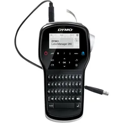 Dymo LabelManager 280 AZERTY EU Plug, Beschriftungsgerät, Schwarz