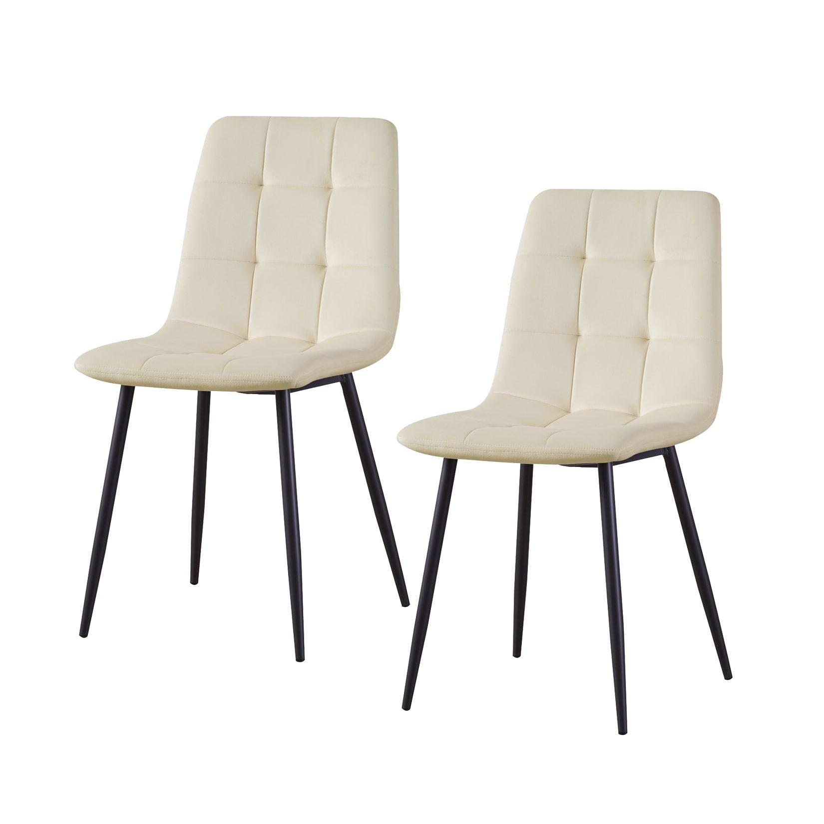 HTI-Living Stuhl Mesa Velvet Creme