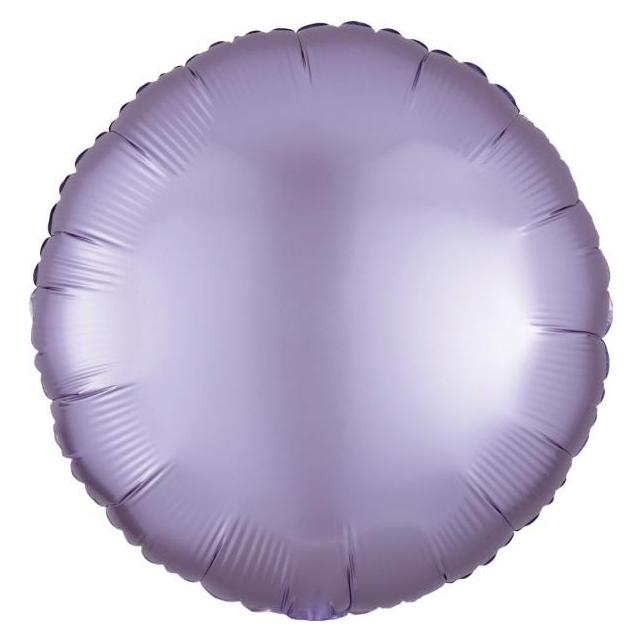 Amscan Folienballon Rund Pastel Lila Seidenglanz (5x) (9914122)