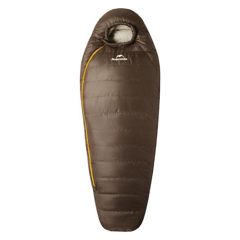 Naturehike Schlafsack Snowbird Duck Down 1000 m Dunkelbraun (0011063800007335)