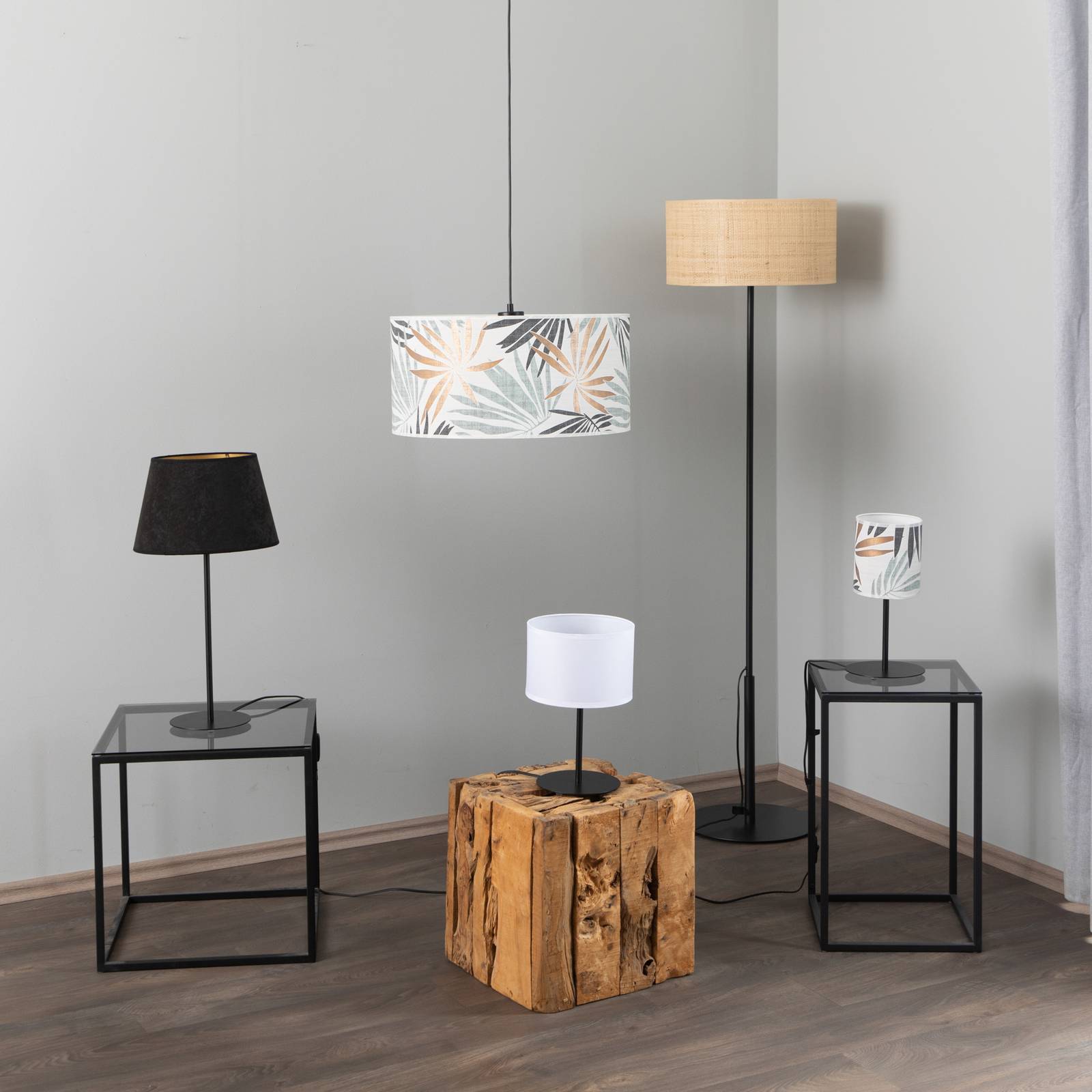 Tischlampe Arden Luminex, schwarz, für Wohn- / Esszimmer, Metall, Tischlampe