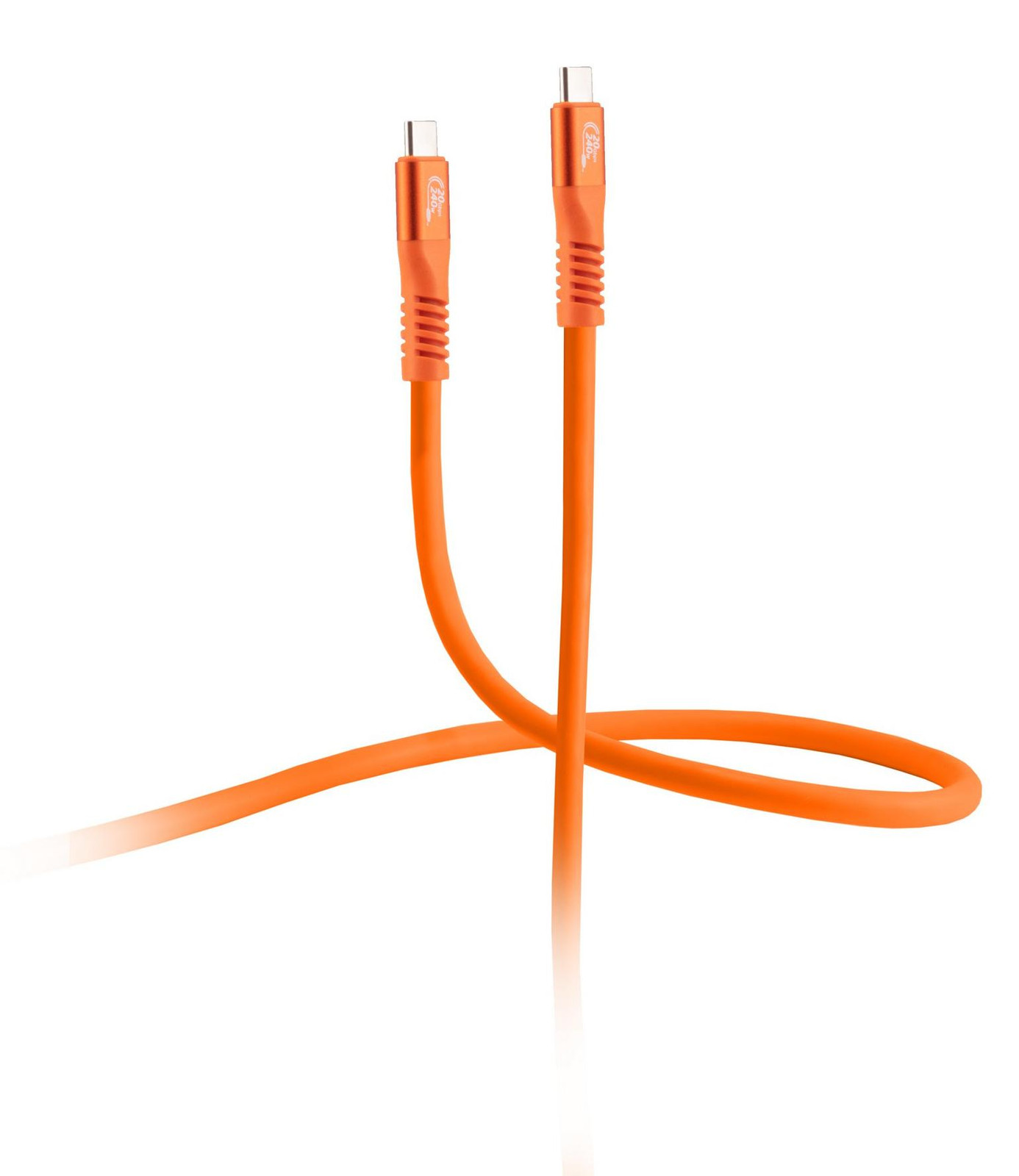 Shiverpeaks FL31-77017 USB-C Ladekabel 3.2, 240W, oranje, 0,5m
