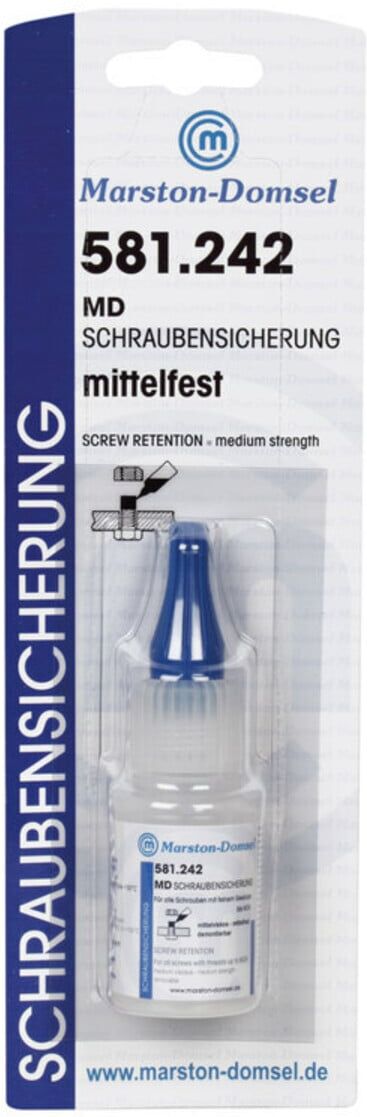 Marston MD-Schraubensich. 581.242 Flasche 20g geblistert ; Marston-Domsel (MSS.581.F20-BK)
