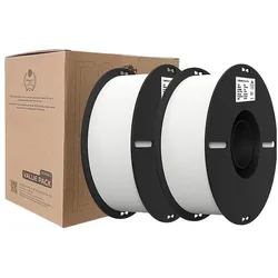 Creality Ender-PLA Value Pack (PLA, 2000 g, 1.75 mm), Filament, Weiss