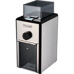 DeLonghi Kaffeemühle KG 89, elektrisch, 110 Watt, mit Scheibenmahlwerk, silber