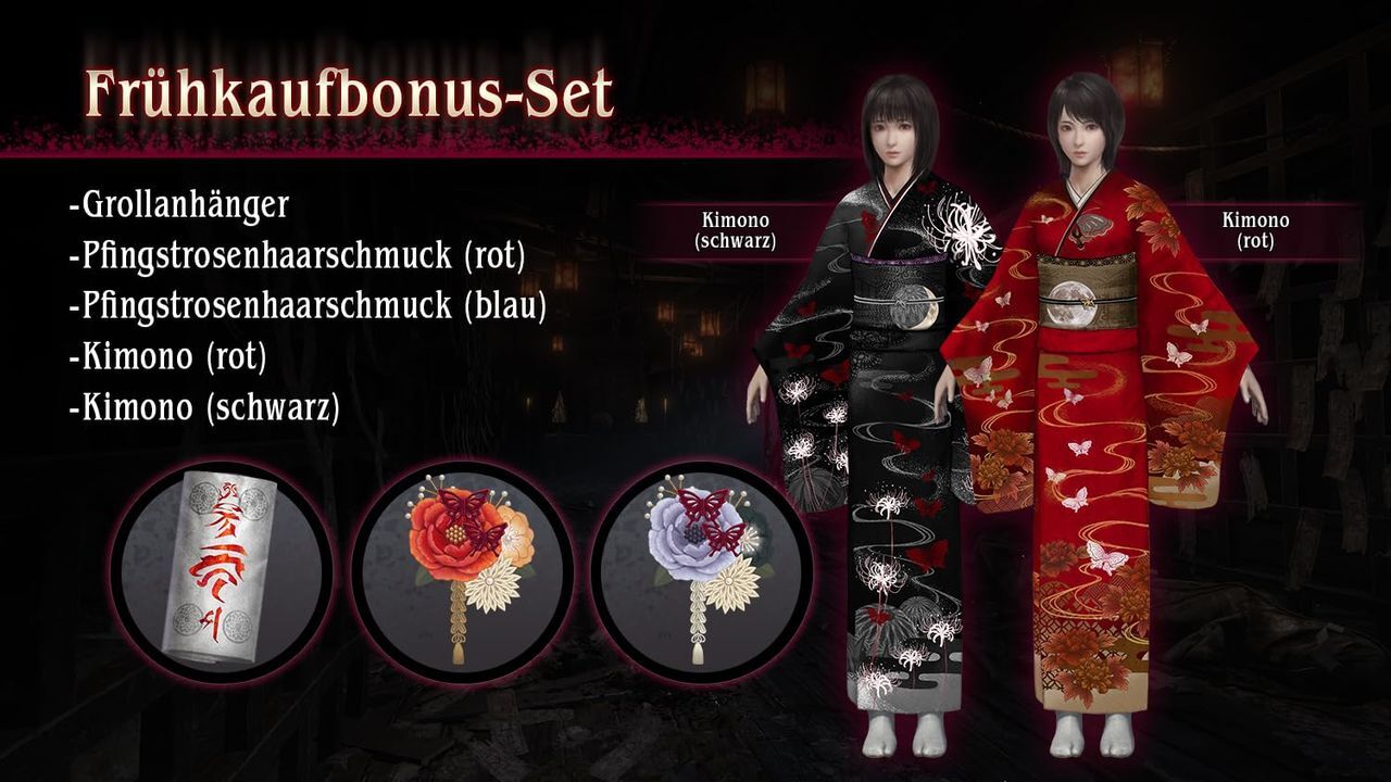 Spielesoftware "Fatal Frame II: Crimson Butterfly Remake", rot (ohne farbbezeichnung), PlayStation 5, KOEI TECMO EUROPE LTD, Spielesoftware, Spielesoftware