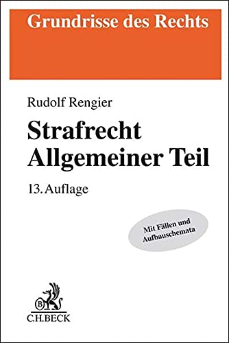 Rudolf Rengier - Strafrecht Allgemeiner Teil - Preis vom 01.10.2026 17:08:56 h