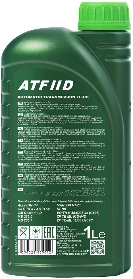 FANFARO FF8604-1 Automatikgetriebeöl (ATF)