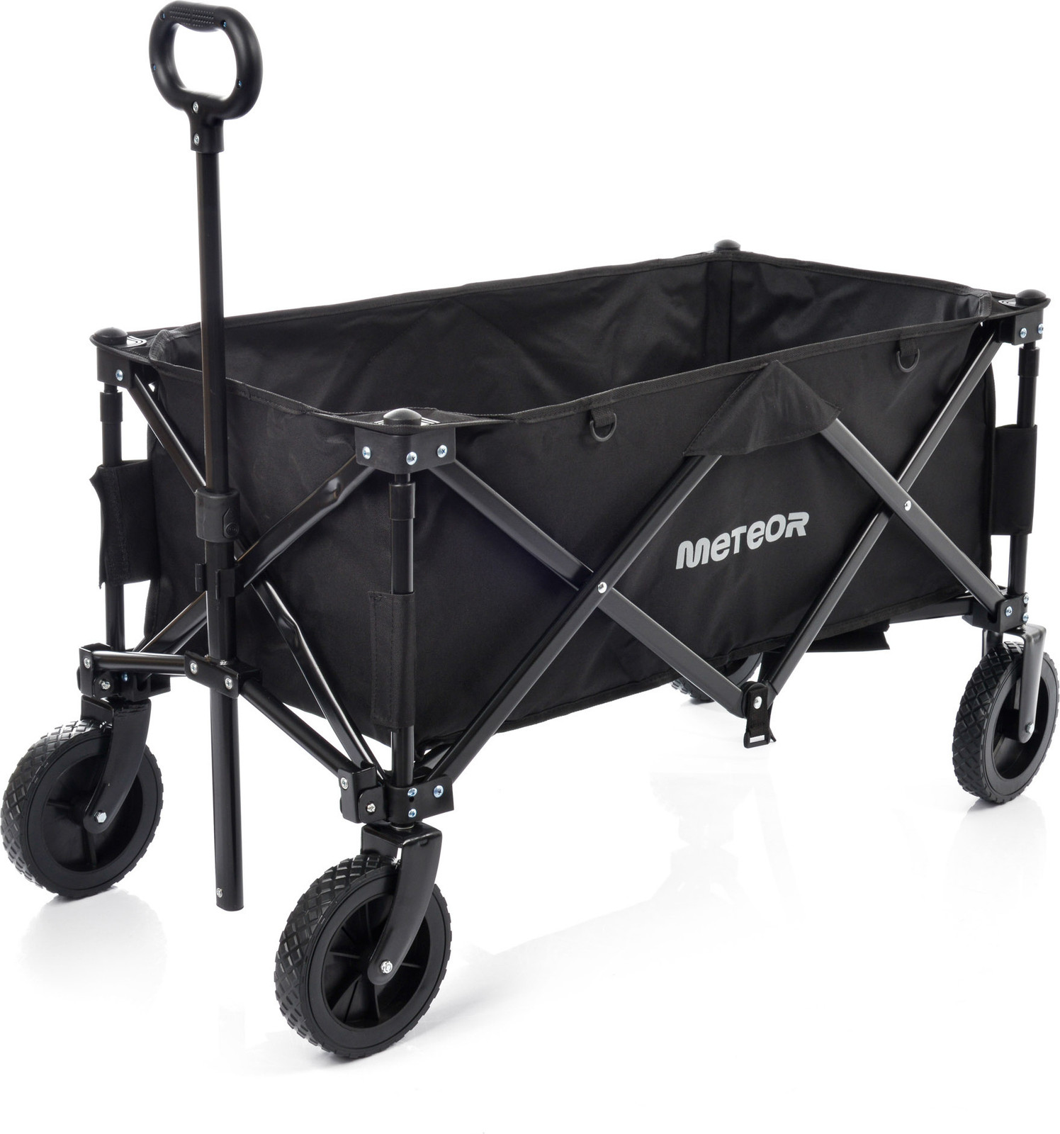 Meteor X-300 Opvouwbare bolwagen voor off-road gebruik, zwart