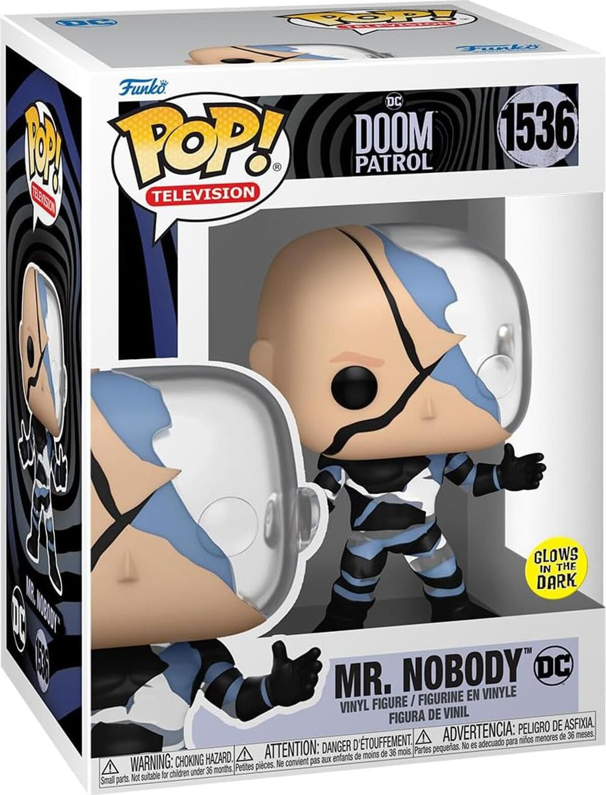 Funko Pop! DC Doom Patrol - Mr. Nobody 1536 (Gloeiend)