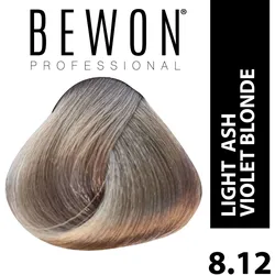 Permanent Hair Color Cream - 8.12 light ash violet blonde