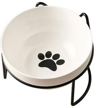 Uplift Essentials Orthopedic High Capacity Ceramic Dining Collection black Stand Single A