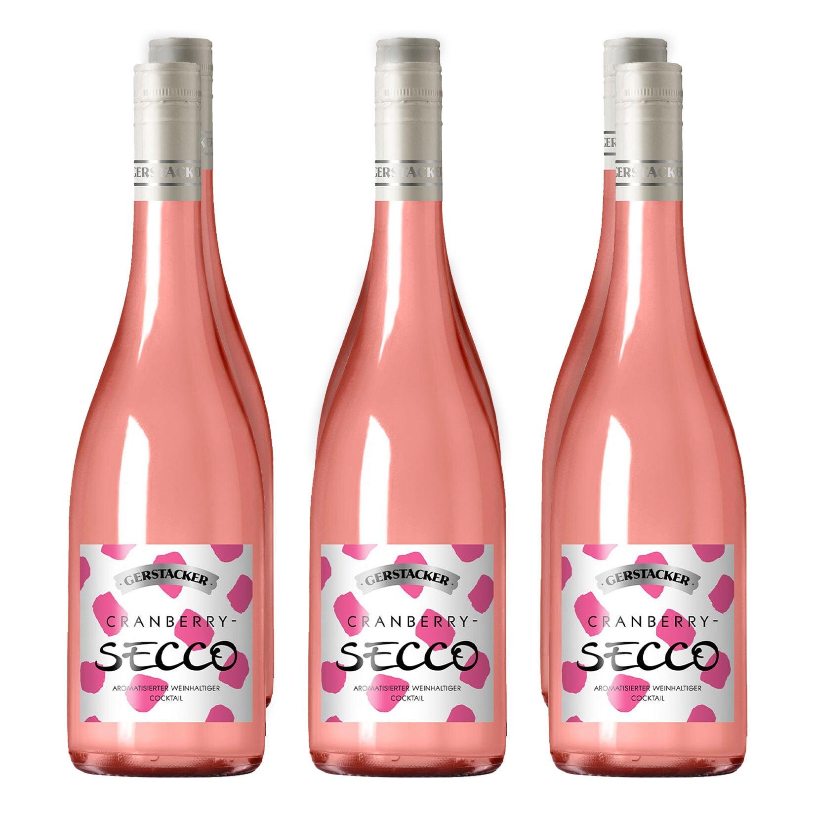 Gerstacker Fruchtsecco Cranberry 5,0 % vol 6 x 0,75 Liter