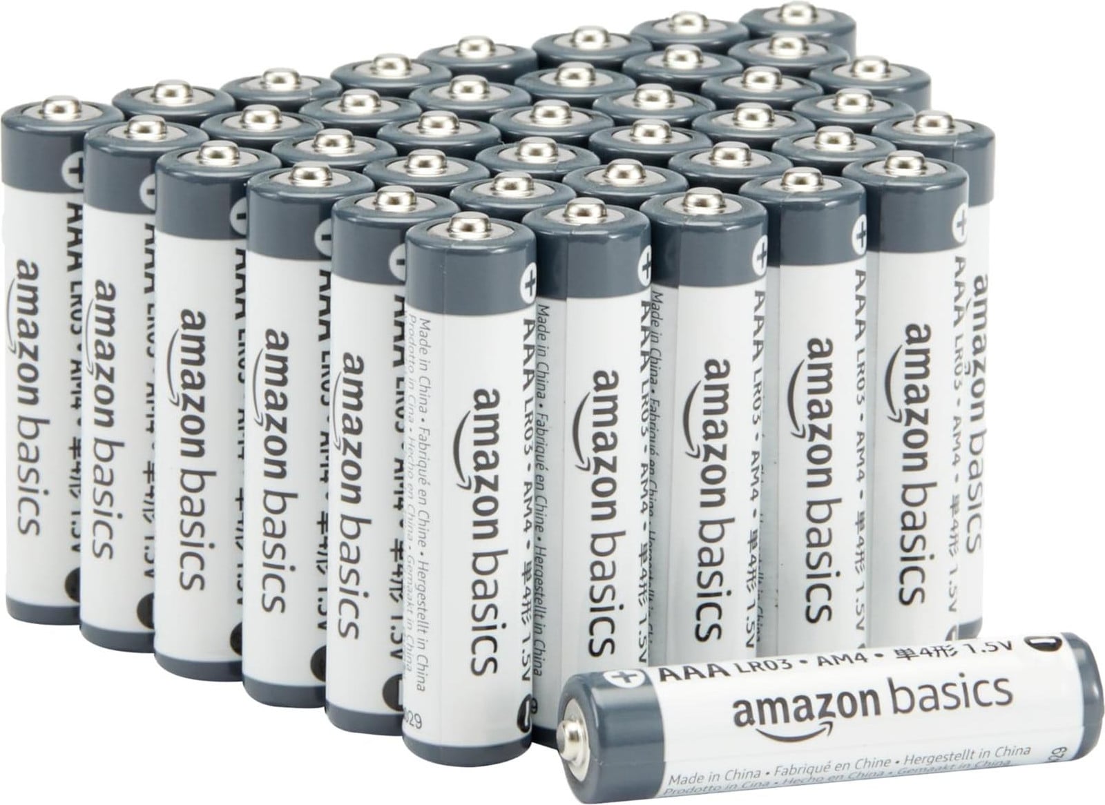Amazon Basics AAA-alkalinebatterijen, 1,5 V, 40 stuks