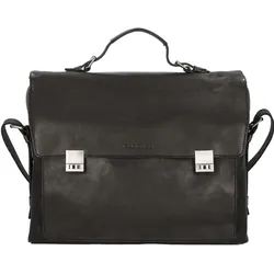 Harolds Ivy Aktentasche Leder 41 cm Laptopfach (19"), Notebooktasche, Schwarz