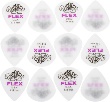 Dunlop Tortex Flex Jazz III XL 1.14 Blanc