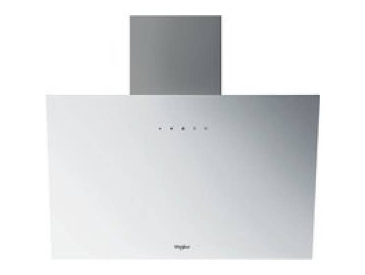 Hotte murale blanche - Whirlpool - Modèle Whirlpool WHVP 62F - Commande électronique - Éclairage LED 2x