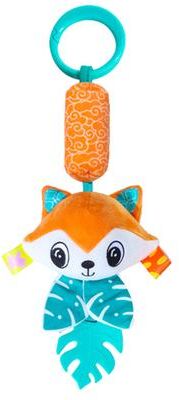 Tiny Tots Teens Trends Montessori Baby Rattles, Hanging Toys For Car Seat, Crib, Stroller Gym, Plush Sensory Toys With Teether For Babies fox