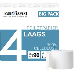 Tissue Expert, Toilettenpapier, Toilettenpapier SET-12-1024800 4-lagig 96 Rollen (64 Stk.)