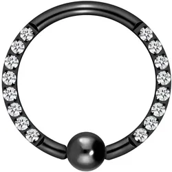 Titan Klemmkugelring EINGEFASSTE KRISTALLE