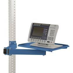 Manuflex ZB3568.5007 Ablageboard, drehbar für UNIVERSAL und PROFI, BxT 370 x 370 mm, mit Doppelgelenk-Schwenkausleger