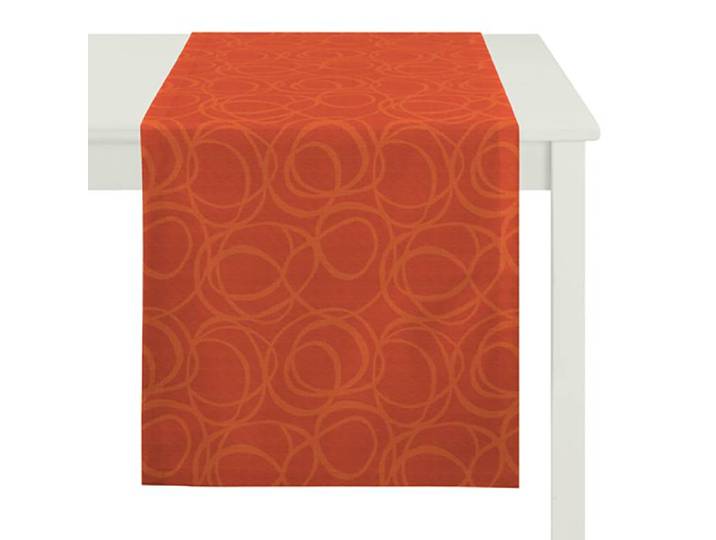 Tischläufer Alabama 48 x 140cm Rot/Rot/Orange