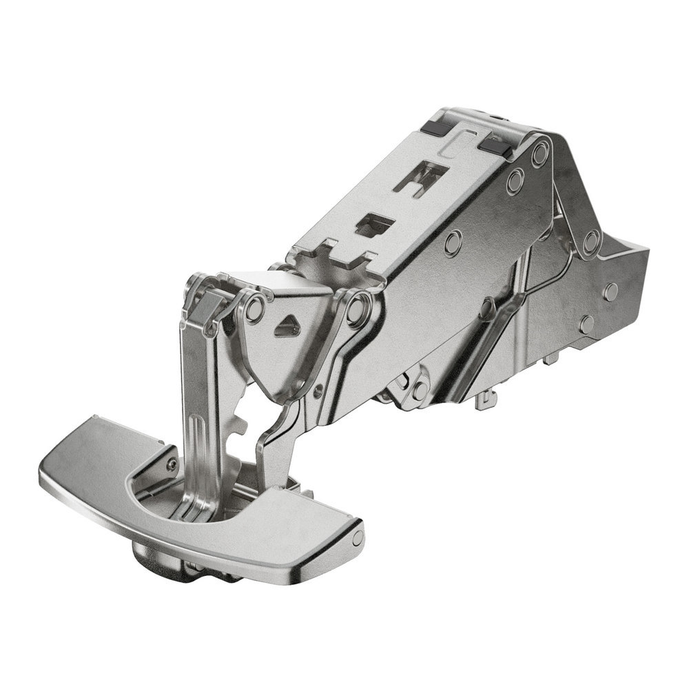 Hettich Möbel-Topfscharnier, 165°,Kröpf. 9,5mm Sensys 8657i, halb vorliegend, vernickelt Schnellmontage Fix 9099553