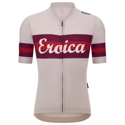 Santini - Eroica Timo S/S Jersey - Radtrikot Gr L grau