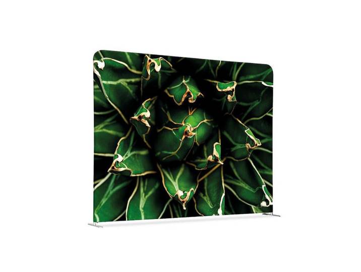 Showdown Displays Paravent Showdown Textil Raumteiler EU - 150x150cm - Kaktus Grün (1 St)