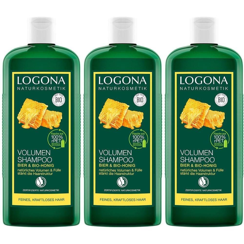 Volumen Shampoo Bier-Honig x3 3x500 ml