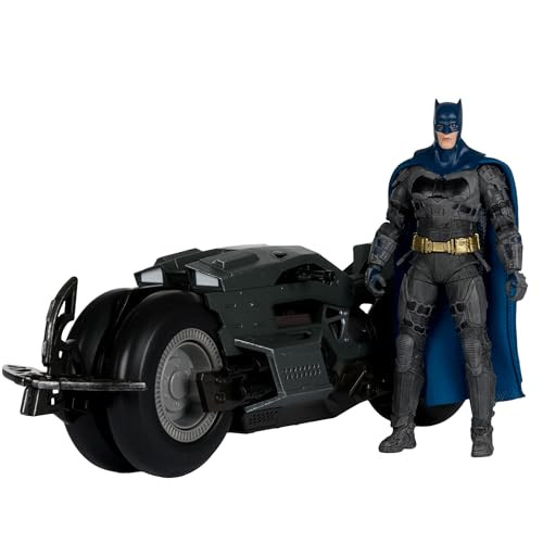 McFarlane DC Multiverse Batman & Batcycle Actiefiguur en Voertuig 2-pack Speelgoed