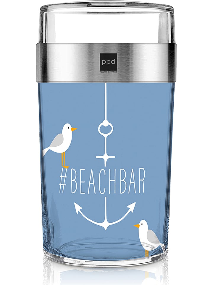 ppd Lunchdose "Snack 2 Go - Beach" in Hellblau - 900 ml - onesize