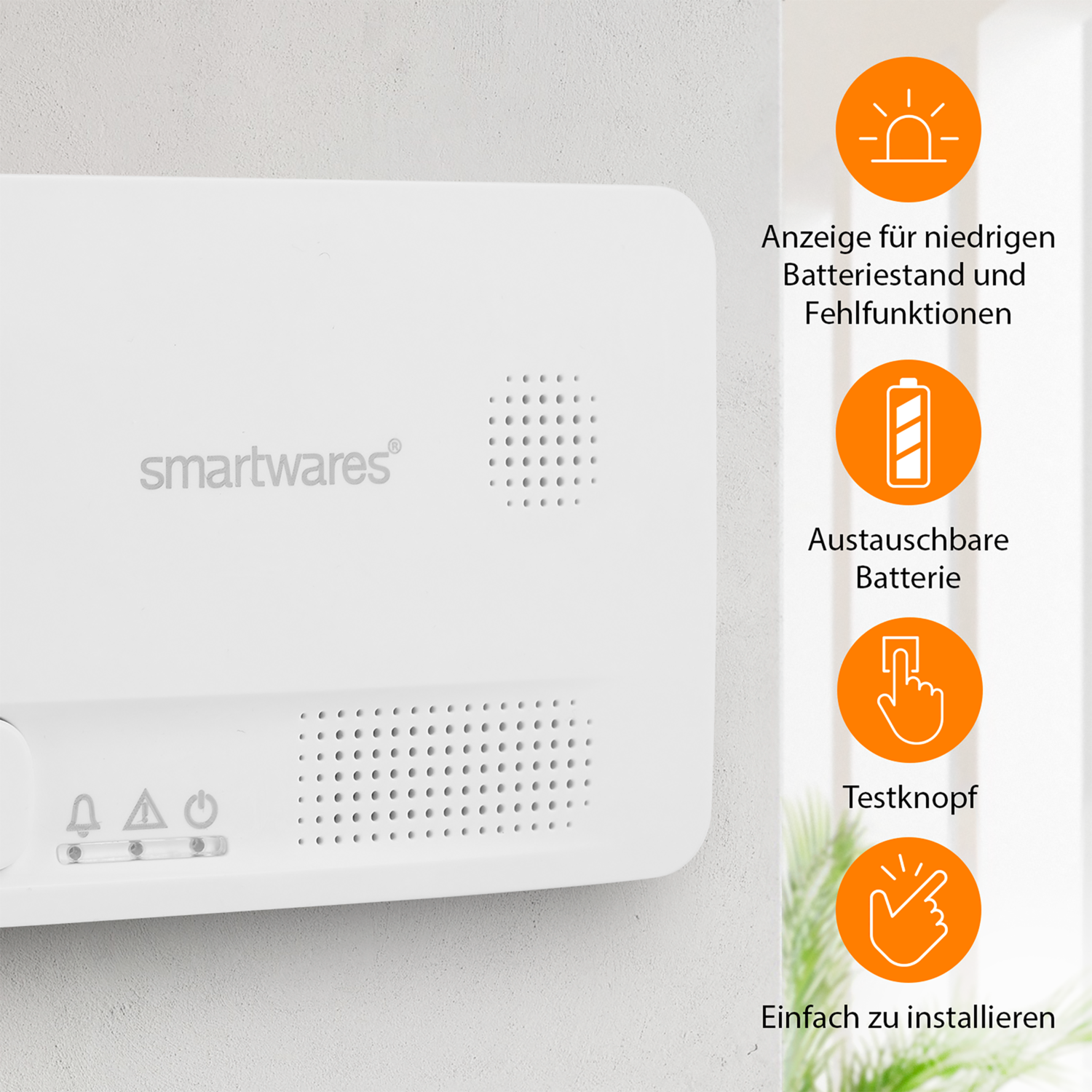 SMARTWARES Kohlenmonoxidmelder