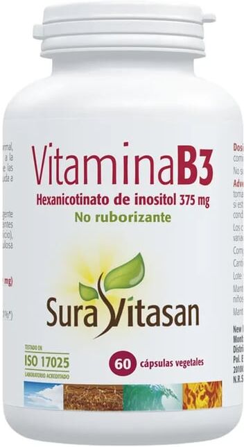 Sura Vitasan Vitamina B3 375 mg 60 VCaps