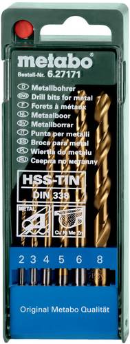 Metabo 627171000 Metall-Spiralbohrer-Set 6teilig 1 St.