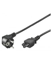 Goobay Stromkabel für Notebook-Netzteile Kabel Strom/Netzteil 1,8 m 3-polig IEC Schwarz (68004)