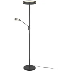 Trio LED-Stehlampe Franklin Alu, Eisen, Stahl & Metall Grau Anthrazit