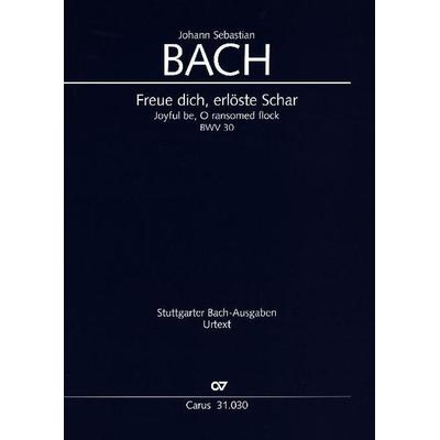 Freue dich, erlöste Schar, Partitur, Taschenbuch von Johann Sebastian Bach, Carus-Verlag