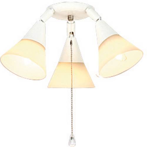 CasaFan 16 WE 3-STRAHLER Deckenventilator-Leuchte Opalglas