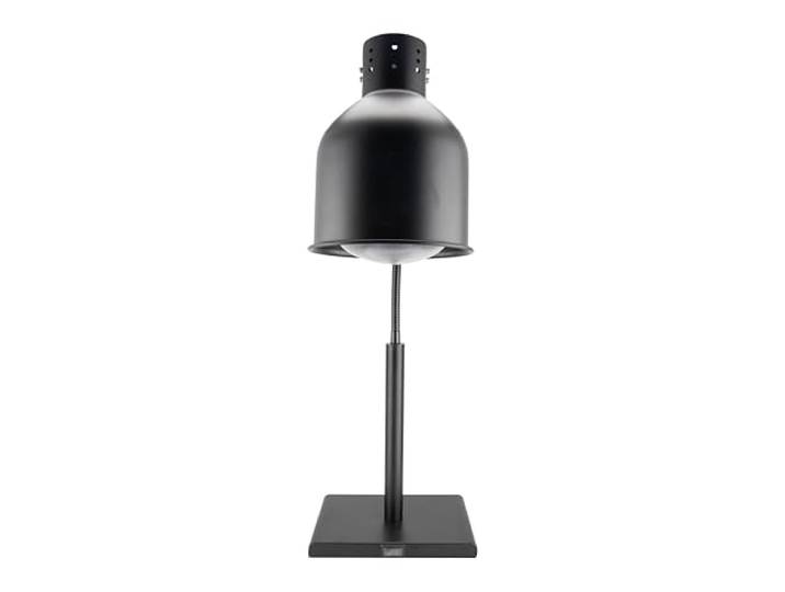 HENDI Warmtelamp, flexibele arm, met breukbestendige infraroodlamp, zwart