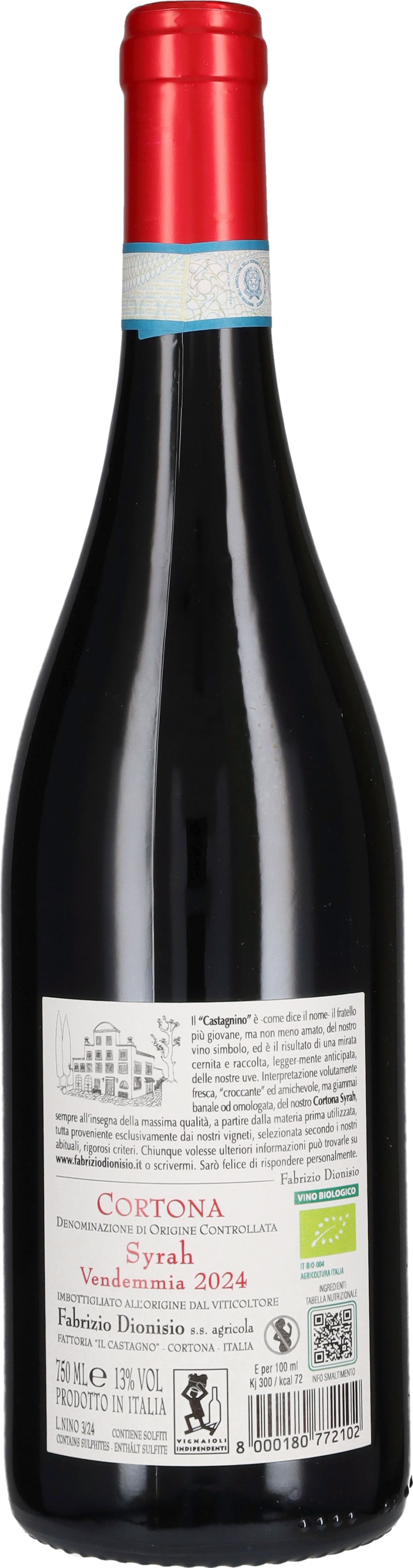 Dionisio Fabrizio Syrah 'Castagnino' Fabrizio Dionisio 2024