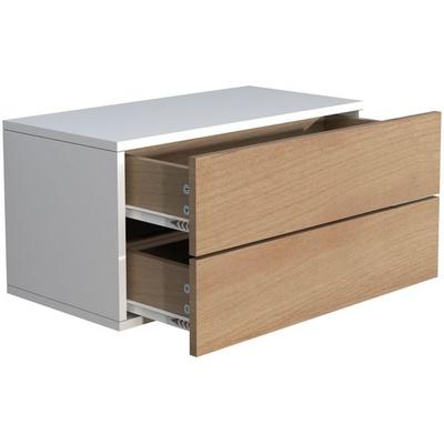 Holz Wandschublade Wand Hänge Nachttisch Usal L60