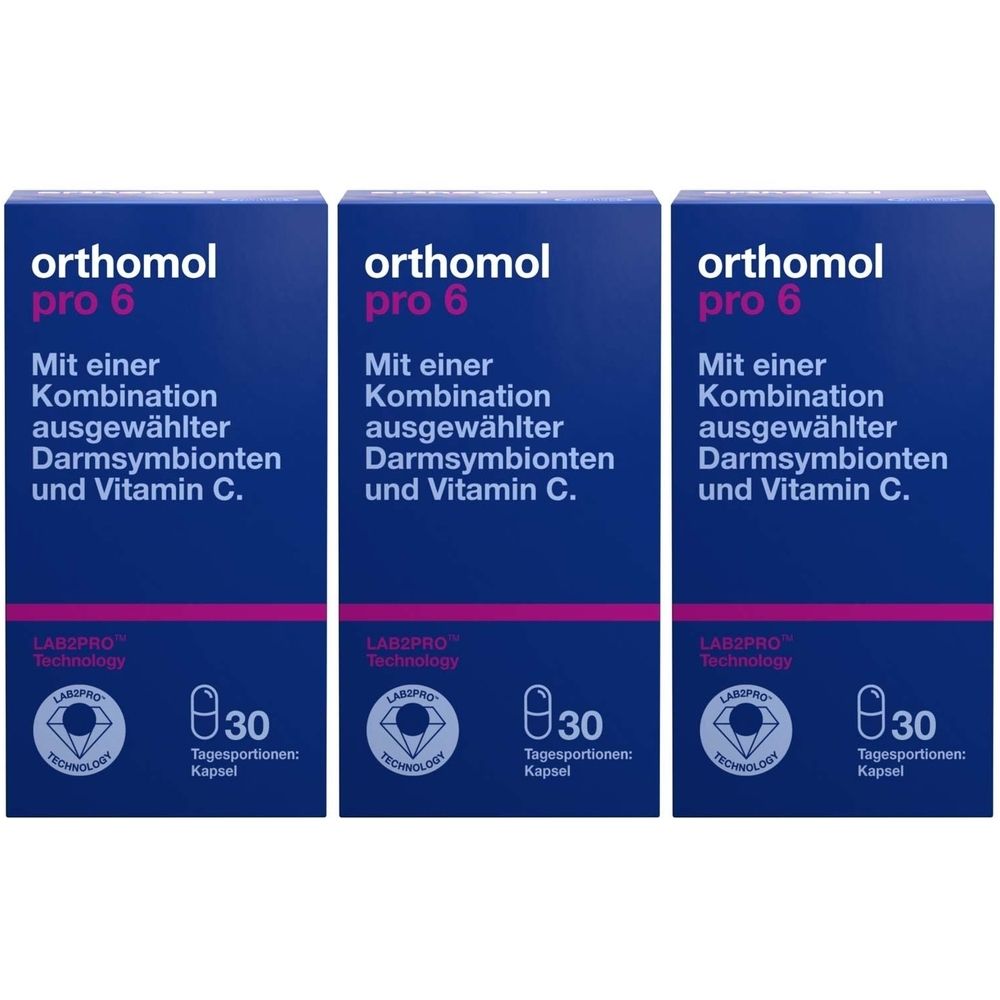Orthomol pro 6 Kapseln x3 3x30 St