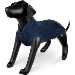 Barry King Bluza, dla psa, granatowa, pikowana, rozmiar 5XL, 70 (5XL, Hundemantel), Hundemantel