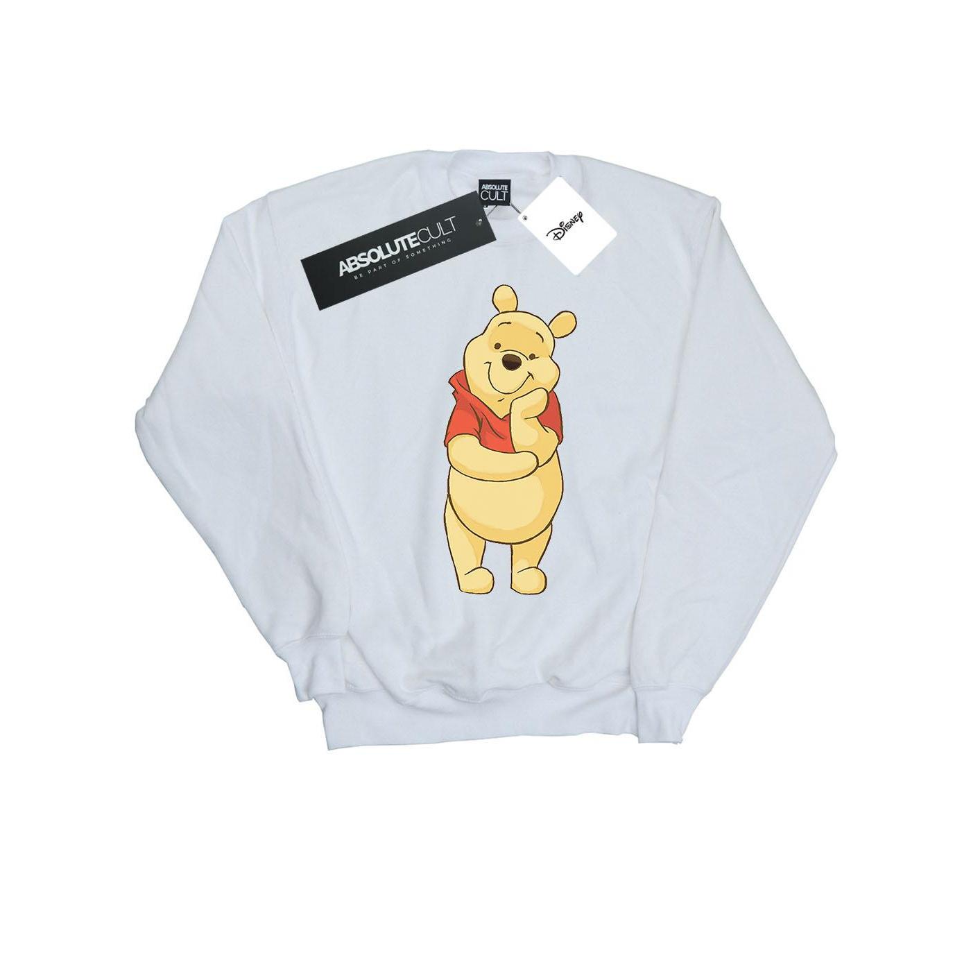 Disney Dames/Dames Winnie De Poeh Schattig Sweatshirt (Wit)