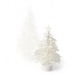 Nordic Kleiner Deko Weihnachtsbaum - weiß 25 cm