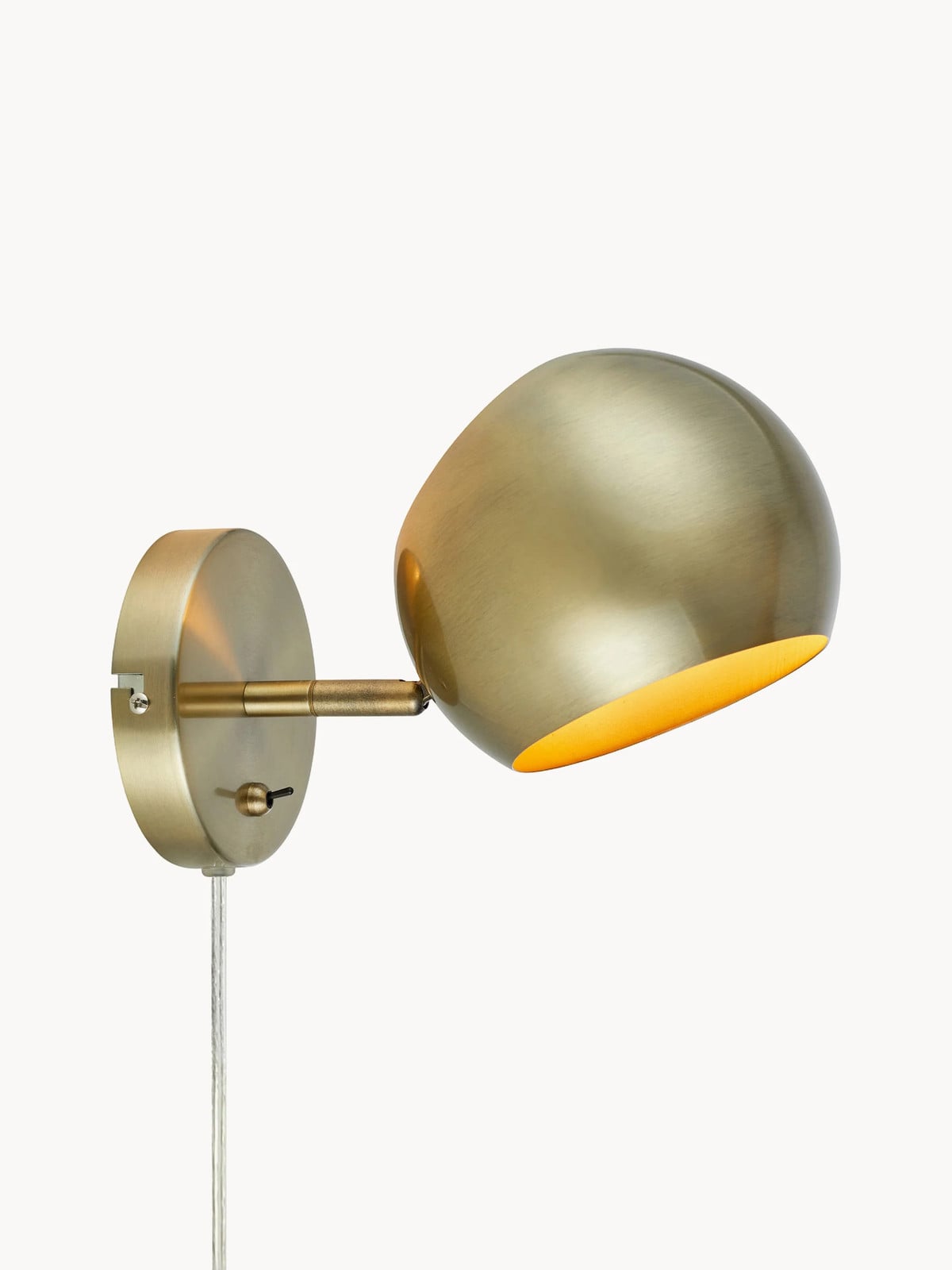 Markslöjd Edgar Wandlamp Antique Brass Metaal E14